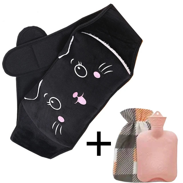 3Pcs/Set Kawaii Hot Water Bottle Belt Hand Warmer Cute Handbags Hot Water Bag Hot Water Bottles for Girl Heater Gift for Winter