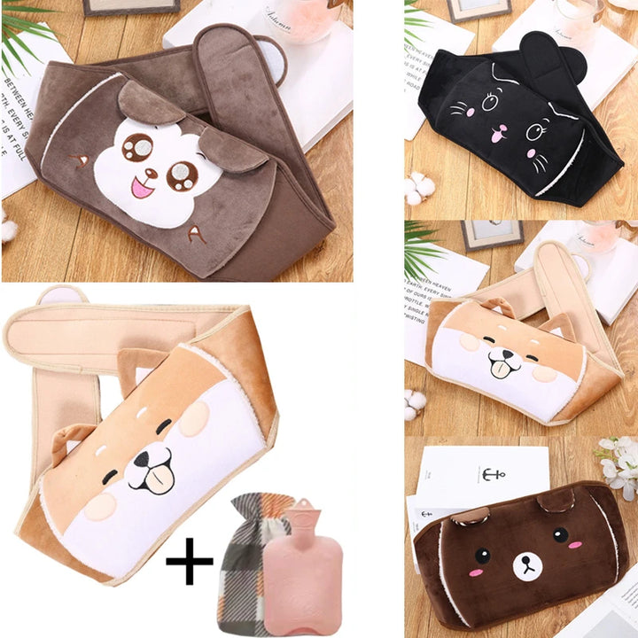 3Pcs/Set Kawaii Hot Water Bottle Belt Hand Warmer Cute Handbags Hot Water Bag Hot Water Bottles for Girl Heater Gift for Winter